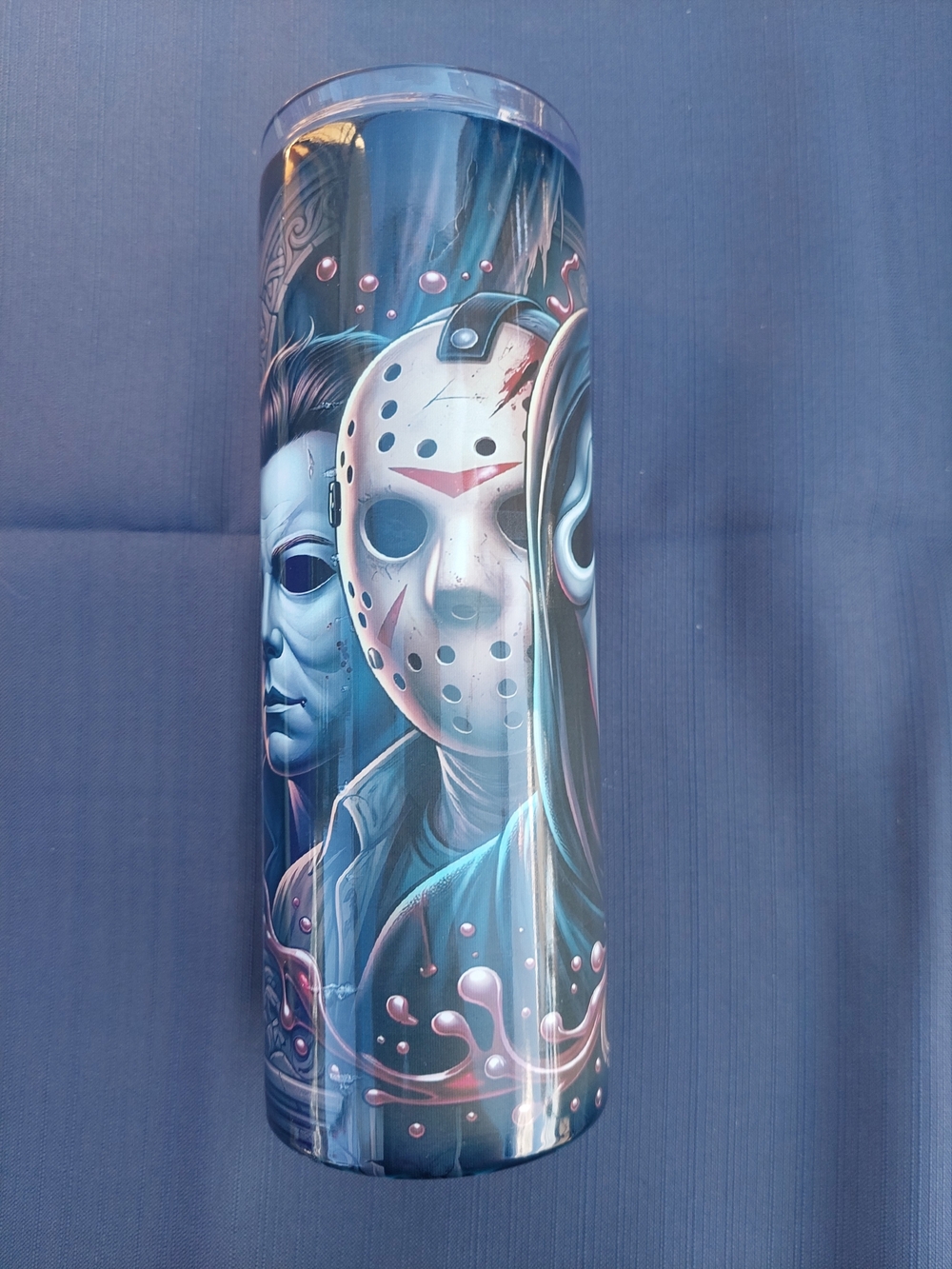 Horror Slasher 20oz Tumbler | Jason & Michael Myers Cup